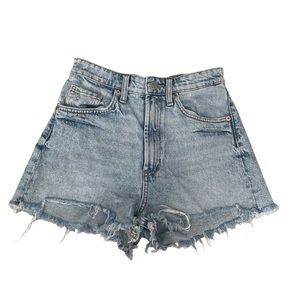 ZARA Denim High-Waisted Women Shorts 2